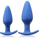 Biird Regii Blue set de butt plug-uri 2 buc