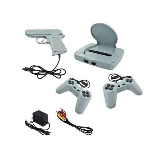 Consola de jocuri video retro FOXMAG24, cu 2 joystick-uri si 1 arma laser incluse