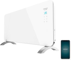 Convector Electric panou de sticla Cecotec Ready Warm 6750 Crystal Smart, Wifi, 2000 W, 20 m2, control aplicatie - Resigilat