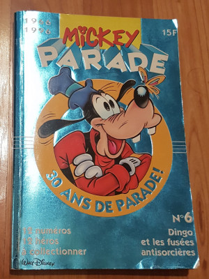 Mickey parade Nr. 198. Walt Disney 1996. Benzi desenata. In franceza foto
