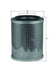 Filtru aer MAHLE LX196