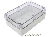 Carcasă Universală 140x210x75mm cu Bucșă din Alamă ABS-PC
