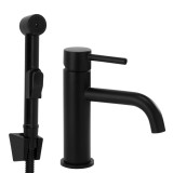 Baterie lavoar cu bidetta Rea Lungo Black