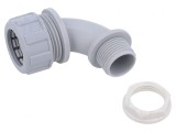 Conectori &icirc;n unghi 90&deg; filet metric exterior nerotativ
