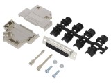 Conector D-Sub HD 44-Pin Mamă Unghi 45&deg; Gold