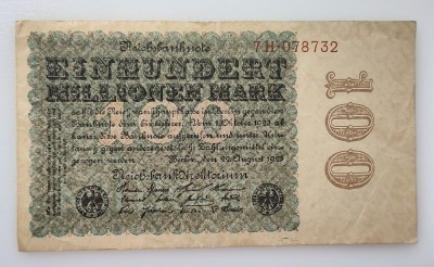 Germania - 100 Mark 1923 foto