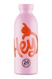 24bottles sticlă termică Clima 500ml Blue culoarea roz, Clima.500.Hey