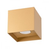Lustră De Tavan Hati Din Aluminiu Cu Aur, 1 Bec Pătrat Minimalist De Interior