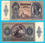 Ungaria (pick 109) 20 Pengo 1941 aUNC; serie: C 372 023752