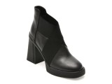 Botine GRYXX negre, H231, din piele naturala