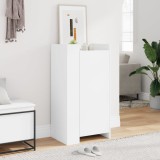 vidaXL Pantofar, alb, 52x37,5x100 cm, lemn prelucrat
