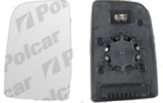Geam oglinda Mercedes Sprinter (W906) 07.2006-06.2018, VW Crafter (2E) 12.2005-04.2017, partea Stanga, Crom, Cu incalzire, Convex, BestAutoVest 50655
