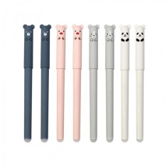 Set pix, 8 bucati functie stergere, modele cu animalute, grosime de scriere 0.35 mm