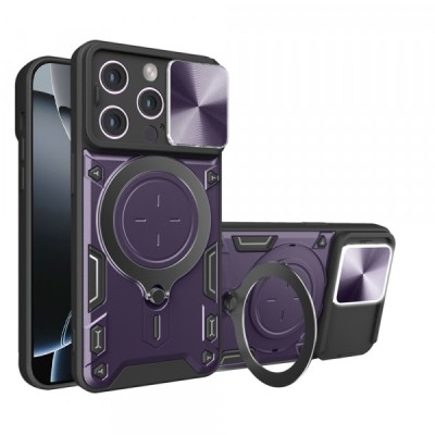 Husa pentru Apple iPhone 16 Pro, Techsuit, CamGuard Pro, Mov foto
