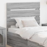 vidaXL Tăblie cap cu headboard Gri Sonoma 100 cm Lemn compozit 887566