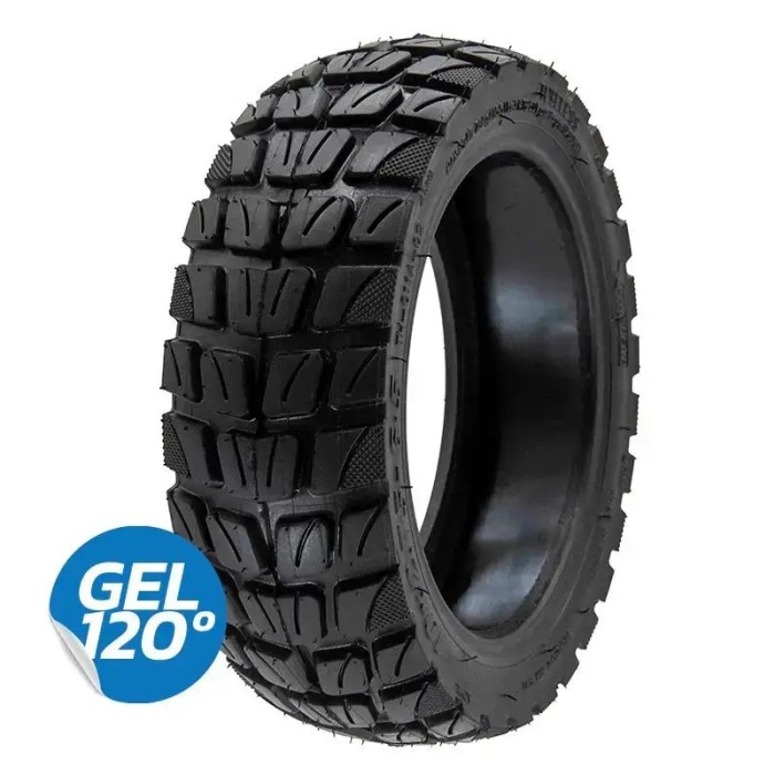 Anvelopă fără cameră (tube less) 10&times;2,75-6.5, pentru trotineta electrică, cu gel, negru | Motorevolution