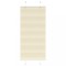 vidaXL Jaluzea plisată Crem 55x100 cm Lățime țesătură 54,4 cm 4015270