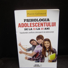 PSIHOLOGIA ADOLESCENTULUI DE LA 11 LA 15 ANI - PIERRE GALIMARD