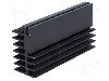Radiator extrudat, aluminiu, 100mm x 30mm, neagra, FISCHER ELEKTRONIK - SK 514 100 SA