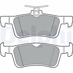 Set placute frana spate DELPHI, Ford Fiesta VII (Hj, Hf), 05.2017-, spate; puntea spate
