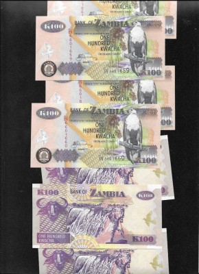 Zambia 100 kwacha 2006 unc pret pe bucata foto