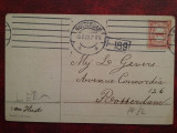 1909-C.P. circ.-Rotterdam-Carton gofrat Au, Circulata, Printata