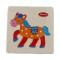 Puzzle din lemn 15x15 cm - Calut, 7Toys