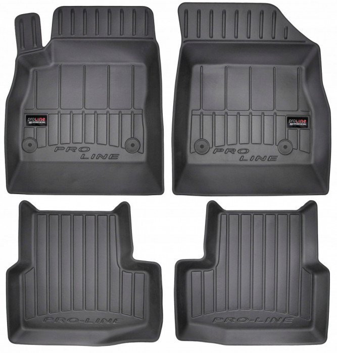 Set Covorase Auto Cauciuc Negro Jeep Grand Cherokee 2004-2010 Pro Line Tip Tavita 3D 3D425491