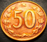 Moneda 50 HALERU - RS CEHOSLOVACIA, anul 1964 * cod 4082 B