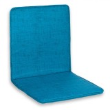 Perna Scaun cu Spatar pentru Spatii Exterioare Turcoaz 43x87 cm
