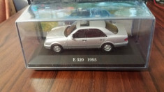 macheta mercedes benz e320 1995 - ixo/altaya, scara 1/43, noua, sigilata. foto