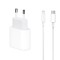 Incarcator PCS A2347 compatibil cu iPhone Apple, cu cablu de date, Type-C la tip Lightning, Fast charge 20W,