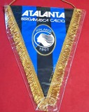 Fanion fotbal - ATALANTA BERGAMASCA CALCIO (Italia) - folie de protectie si dimensiuni mari 34X22 cm