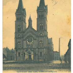 1333 - TIMISOARA, Roman Catholic Cathedral, Romania - old postcard - used - 1903