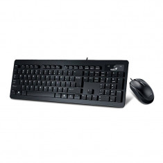 Kit tastatura si mouse Genius Slimstar C130 USB Black foto