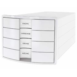 Suport documente plastic HAN Impuls 2.0 cu 4 sertare A4
