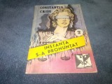 CONSTANTIN CRISU - INSTANTA S A PRONUNTAT