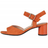 Sandale dama, din piele naturala, Geox, D02GNC-C2008-11-O-06, orange
