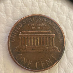 Moneda rara ONE CENT Lincon D 1980