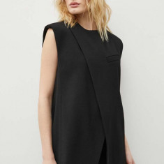 Day Birger et Mikkelsen vesta culoarea negru, oversize