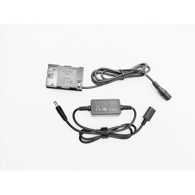 Alimentator Tip Baterie LP-E6 Canon DR-E6 Dummy Battery DC COUPLER FULL DECODED TYPE-C PD foto