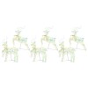 VidaXL Renii LED cu 180 LED 6 pcs Multicolor PET 3399387