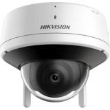 Camera supraveghere IP Dome Wi-Fi 2 MP Lentila 2.8 mm IR EXIR 30m Slot card PoE Microfon si Difuzor Hikvision DS-2CV2126G0-IDW2 SafetyGuard Surveillan