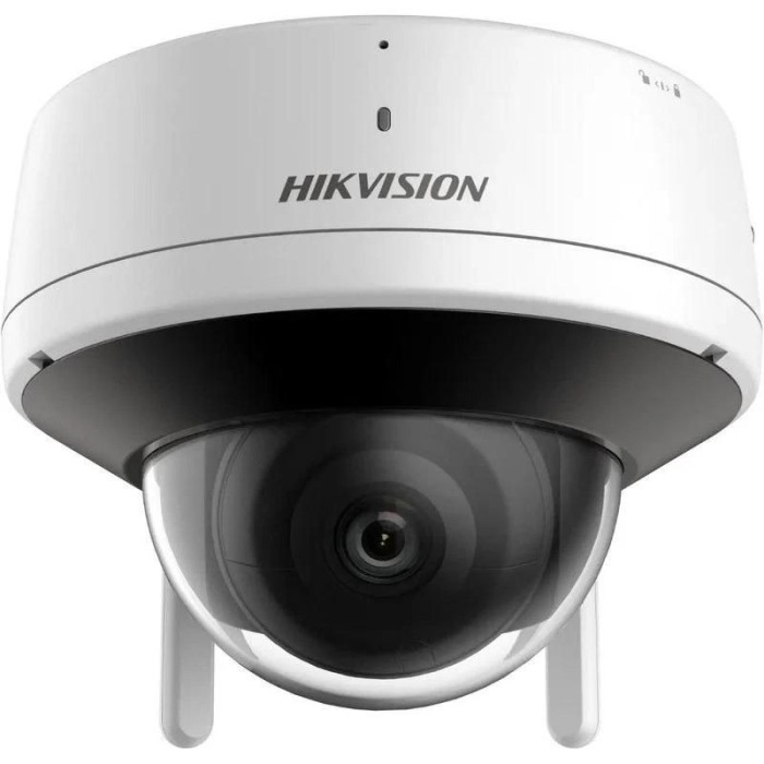 Camera supraveghere IP FI-WI Dome 2 Megapixeli Lentila 2.8mm Infrarosu 30 m Slot Card Microfon si Difuzor Hikvision DS-2CV2121G2-IDW2 SafetyGuard Surv