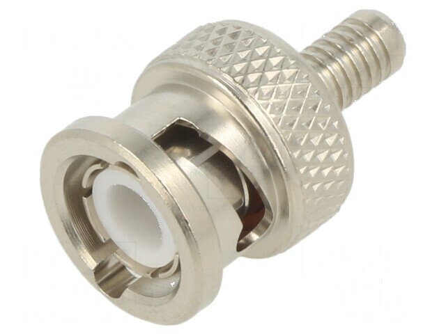 Conector BNC mufă tată drept 50&Omega; pentru cabluri RG174, RG316 - crimpat PTFE