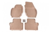 Talpi din cauciuc Rezaw-Plast potrivite pentru Volvo V70, XC70 2007-2016, S80 2006-2016, set de 4 piese, culoare bej Performance AutoTuning