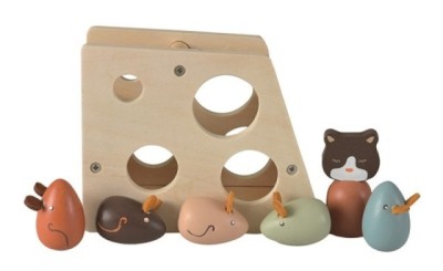 Joc de stivuire Cascavalul, Pisica si soriceii, Egmont Toys foto
