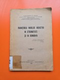 Finanțarea marilor industrii &icirc;n străinătate și &icirc;n Rom&acirc;nia - Alexandru D. Neagu - cu dedicatie din partea autorului