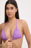 Puma sutien de baie culoarea violet, cupa usor rigidizata 907666