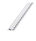 Profil aluminiu banda LED pentru rigips colt exterior 2m mat V-tac